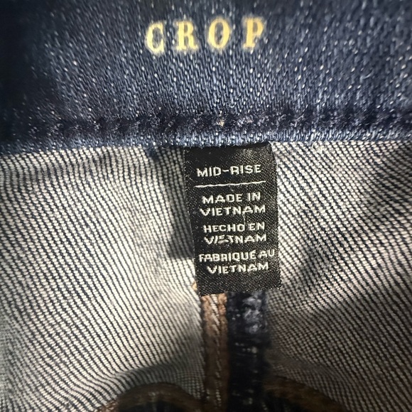 White House Black Market Slim Crop Jeans – Size 10S Dark wash Like new - Picture 4 of 8